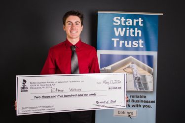 BBB Torch Award student scholarship photo
